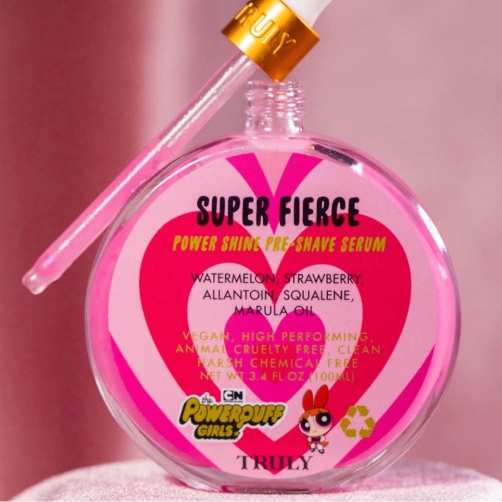 TRULY Beauty x Power Puff Girls Super Fierce Power Shine Pre Shave Serum